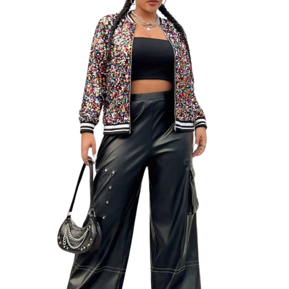 🪩 PLUS Sequin Jacket 🪩 - Picture 3 of 5